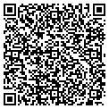 QR code with B B & T contacts