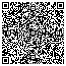 QR code with R Flowers contacts