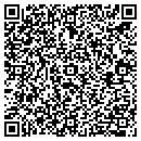 QR code with B Framed contacts