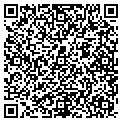 QR code with B B & T contacts