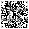 QR code with B B & T contacts