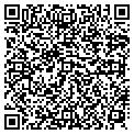 QR code with B B & T contacts