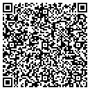 QR code with H Harrell contacts
