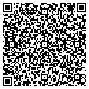 QR code with H & H Carpet contacts