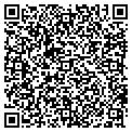 QR code with B B & T contacts