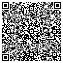 QR code with H B Towing contacts