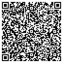 QR code with R Vergne MD contacts