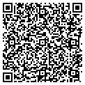 QR code with C P & G contacts
