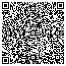 QR code with H E Netzel contacts