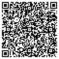 QR code with K K R V contacts