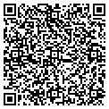QR code with B & W contacts
