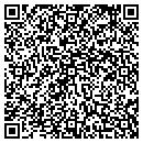 QR code with H & E Custom Cabinets contacts