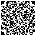 QR code with B & B Bar contacts