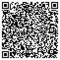 QR code with B & W contacts