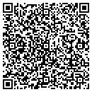 QR code with B & G Gutter Service contacts
