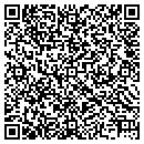 QR code with B & B Backhoe Service contacts