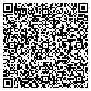 QR code with 3 Day Blinds contacts