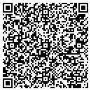 QR code with H Design contacts