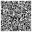 QR code with H B Cleaning contacts