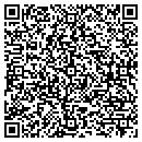 QR code with H E Business Service contacts