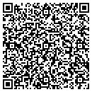 QR code with B J's TV & Appliance contacts