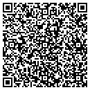 QR code with R W White Jr DDS contacts