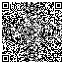 QR code with H & H Seamless Gutters contacts
