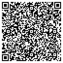 QR code with P J's Trucking contacts