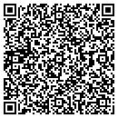 QR code with B & R Saloon contacts