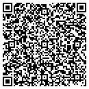 QR code with P J's Plumbing Co Inc contacts