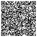 QR code with P J's Plus Apparel contacts