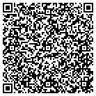 QR code with B & M Self Storage contacts