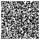 QR code with P & D Contractors contacts
