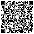 QR code with B B & T contacts