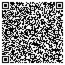 QR code with E & S Fabric contacts