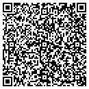 QR code with E & R Excavating contacts