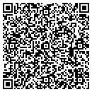 QR code with B&E Tractor contacts