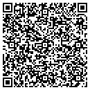 QR code with H & S Excavating contacts