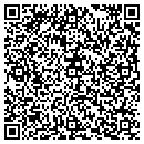 QR code with H & R Towing contacts