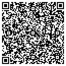 QR code with P L Auto Glass contacts