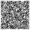QR code with 3 Day Blinds contacts