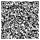 QR code with P W Glass Co contacts
