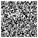 QR code with R B Mowing contacts