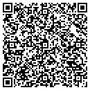 QR code with P & M Auto Sales Inc contacts