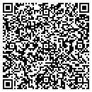 QR code with N V Trucking contacts
