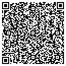 QR code with B & M Glass contacts