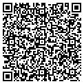QR code with B & R Insulation contacts