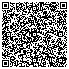 QR code with H & B Cleaning Service contacts