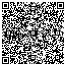 QR code with H & R Logging contacts