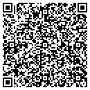 QR code with H H Video contacts